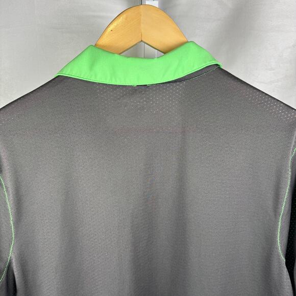 Nike Golf Tour Performance Dri-Fit Short Sleeve Golf Polo Green Men's Si… - Picture 7 of 7